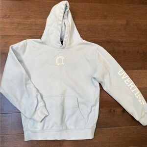 OVERTIME Blue Hoodie Sweatshirt Kids Boys Girls Large